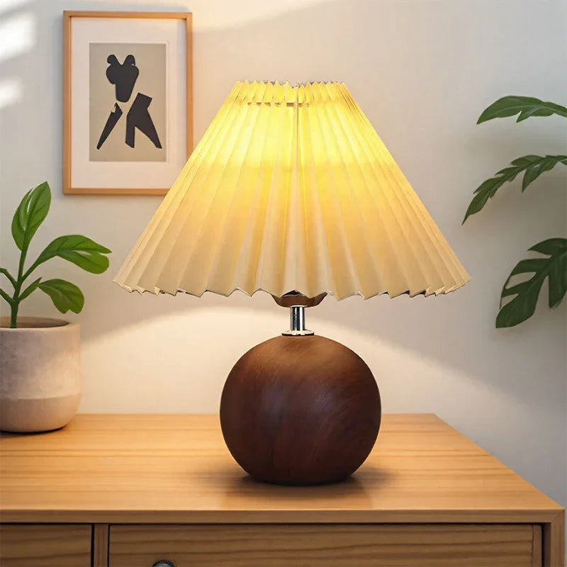 Pleated Table Lamp
