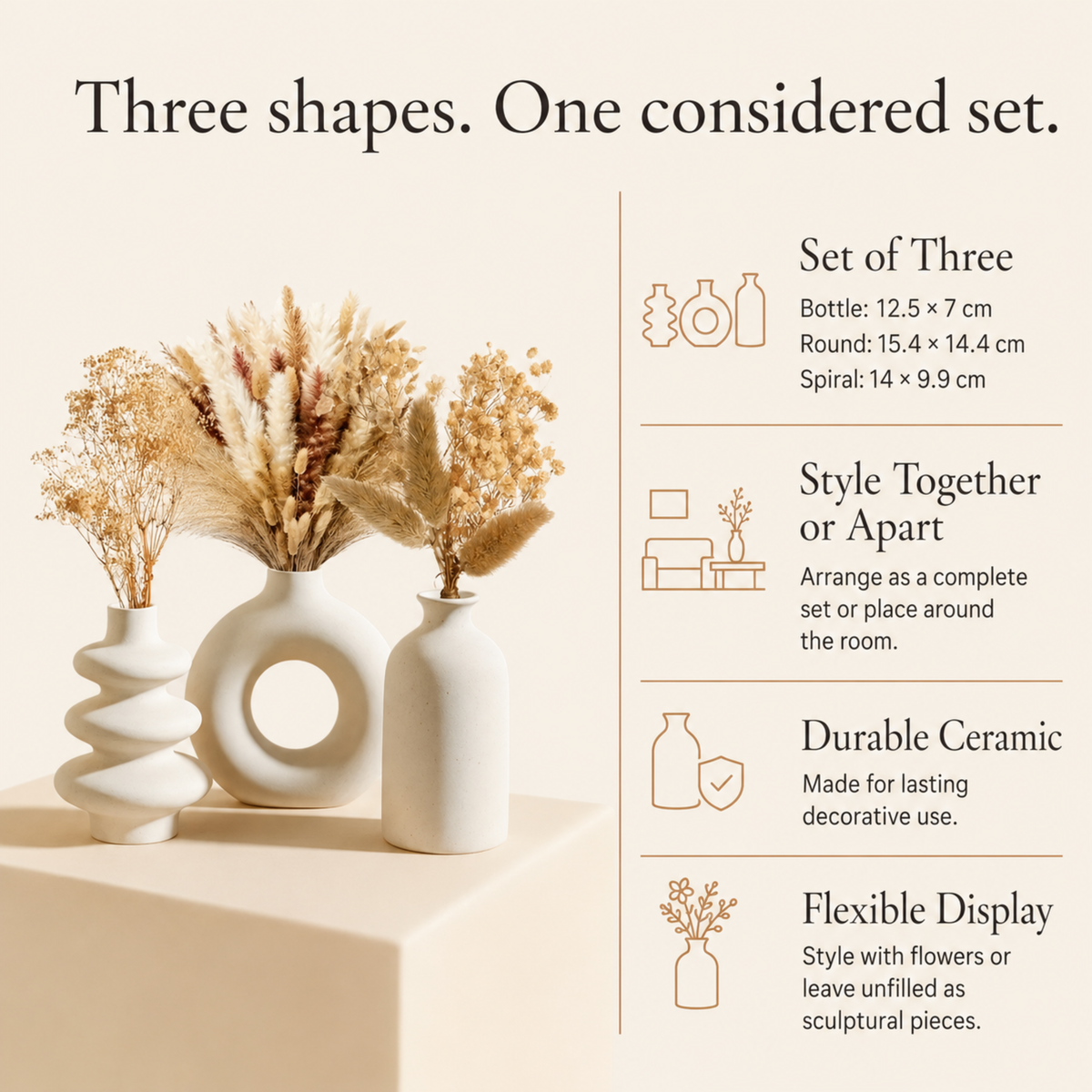 Ceramic Vase Set