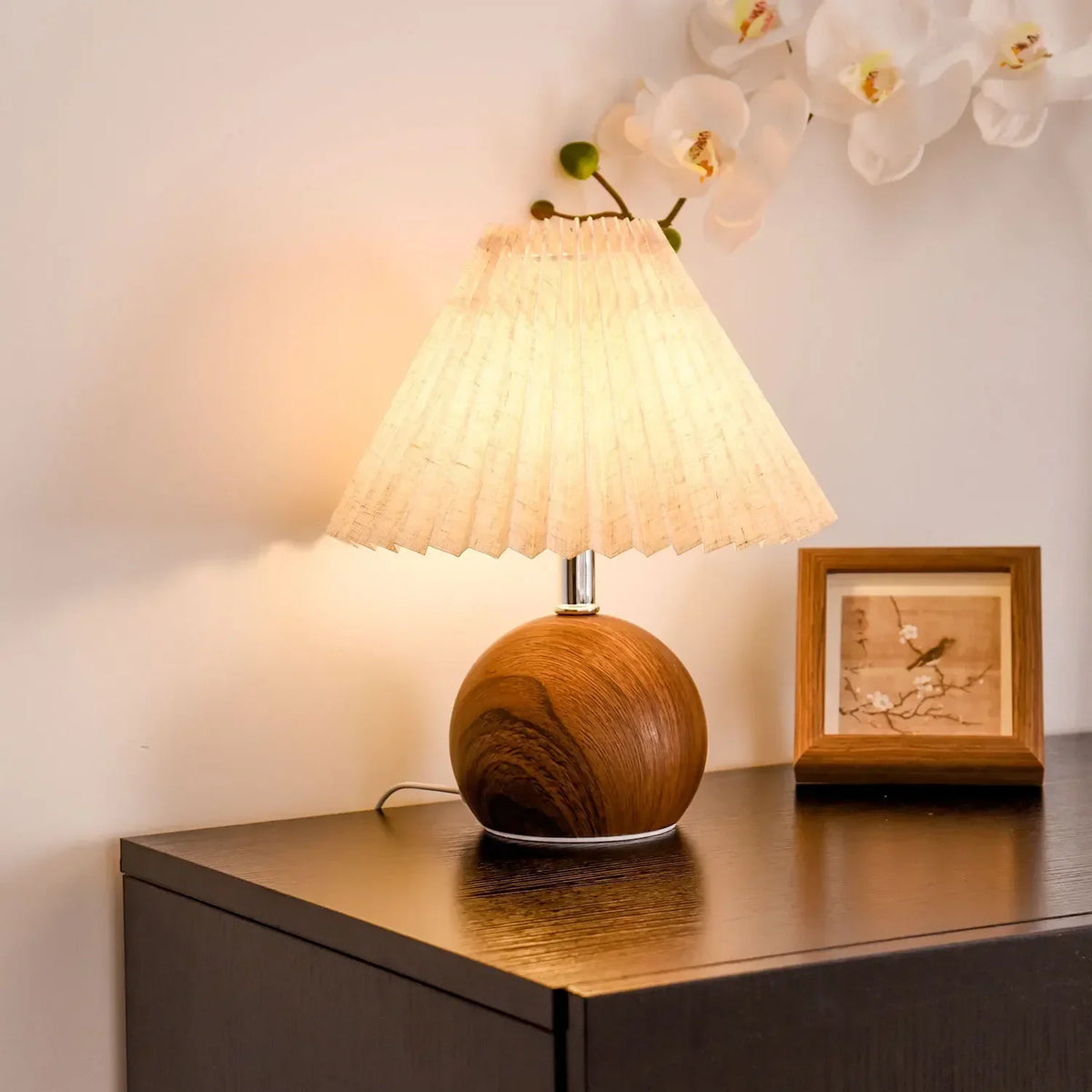 Pleated Table Lamp
