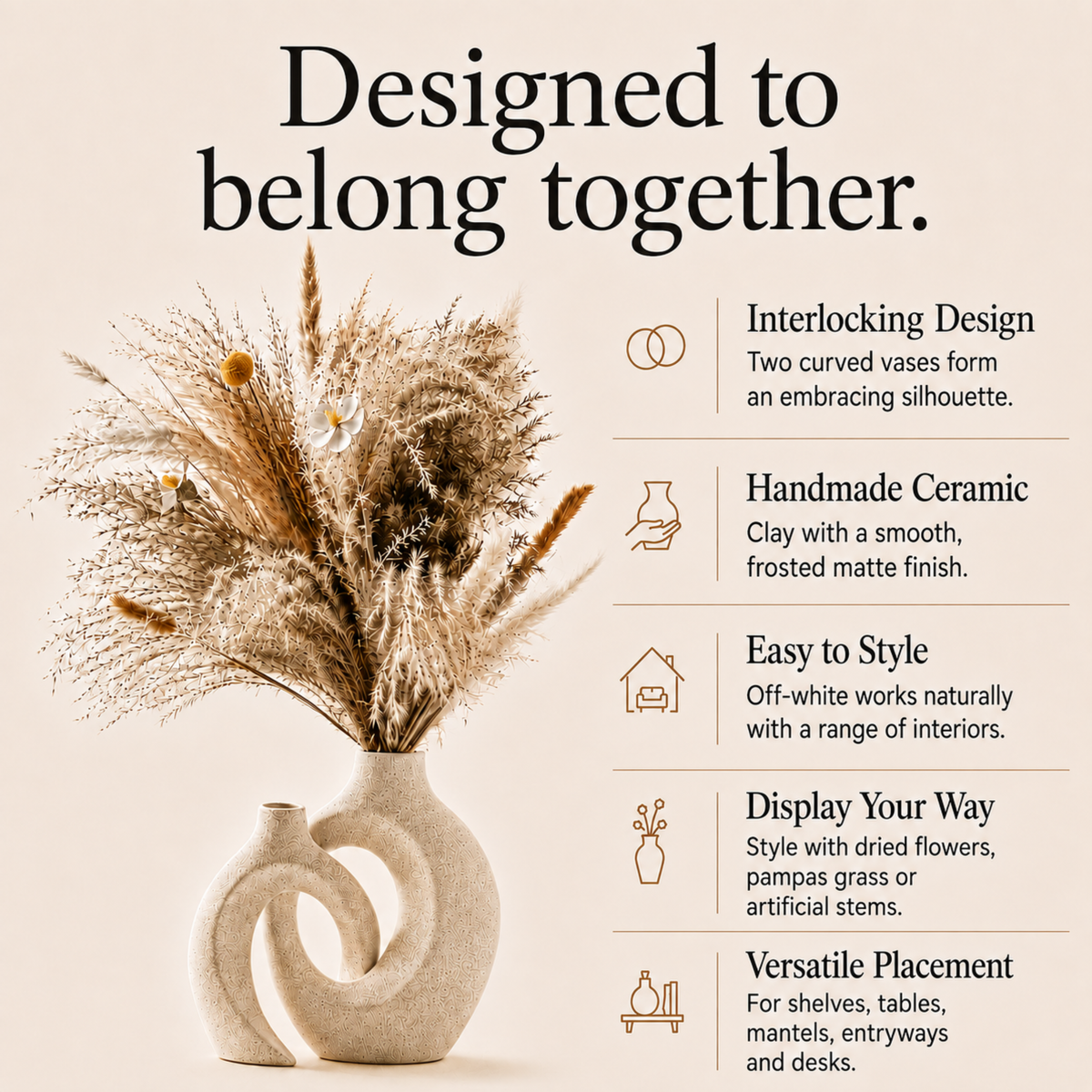 Modern Decorative Vase Set